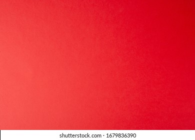 Red Color Paper Background, Texture, Copy Paste.