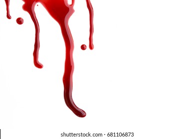 Red Color Smear White Paper Look Stock Photo 681106873 | Shutterstock