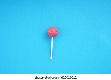 Red Color Spherical Sucking Candy On Stock Photo 628028012 | Shutterstock