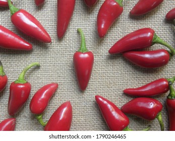 Red Color Whole Fresh Fresno Chili Pepper