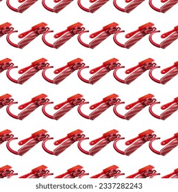 red combs pattern. Abstract background. 