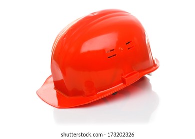 Red Professional Helmet On White Isolated Stock Photo (Edit Now) 461818060