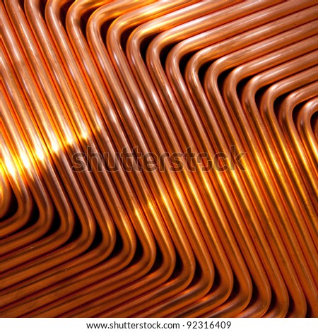 Red copper pattern