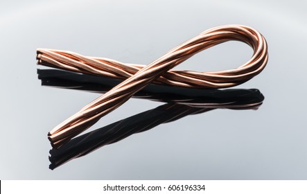 Red copper wire industry development.