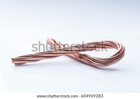Red copper wire industry development.