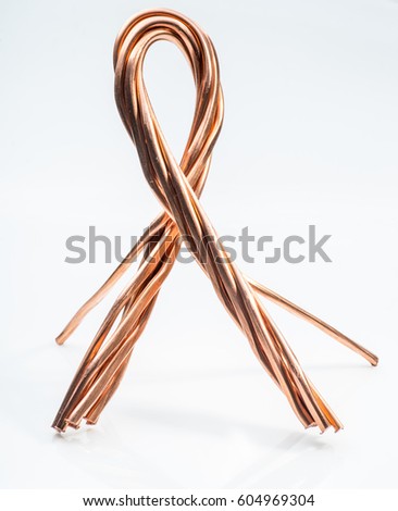 Red copper wire industry development.