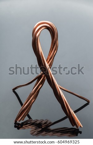 Red copper wire industry development.