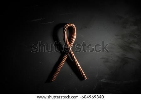 Red copper wire industry development.