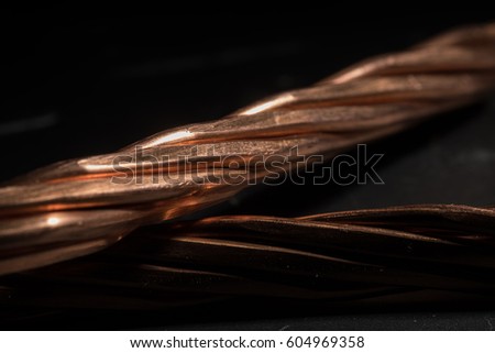 Red copper wire industry development.