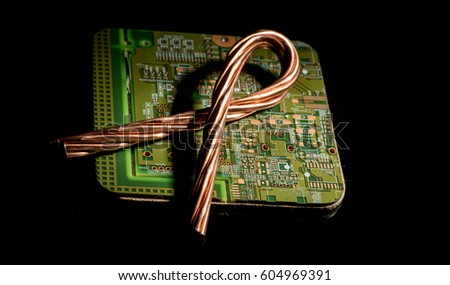 Red copper wire industry development.