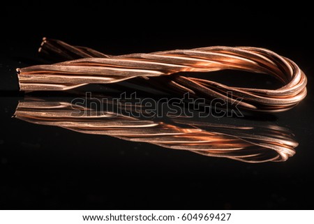 Red copper wire industry development.