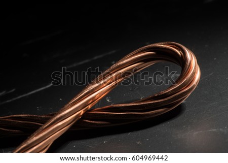 Red copper wire industry development.