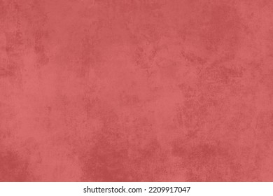 Red coral painted wall with worn out finish, grunge background  - Shutterstock ID 2209917047