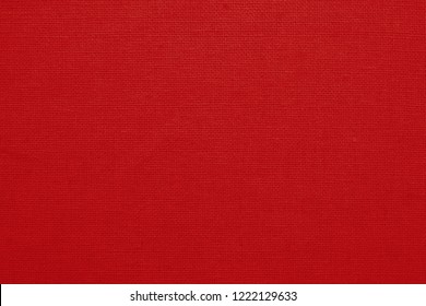 Red cotton fabric texture background  seamless pattern natural textile 