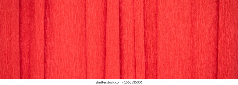 red crinkle paper