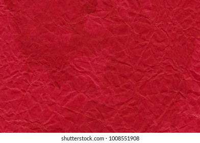 Red Crumpled Paper Texture Abstract Background Stock Photo 1008551908 ...