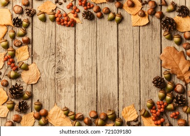 Red cup of coffee on grey wooden background, top view, copy space