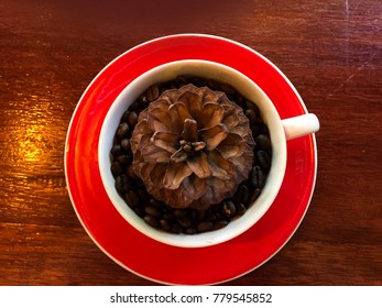 Red cup & coffees