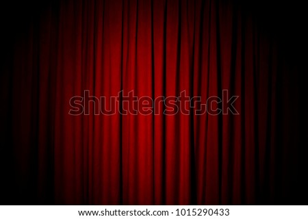 Red Curtain Background