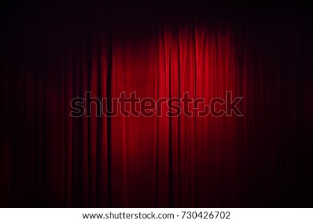 Red Curtain Stage
