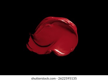 Lápiz labial rojo oscuro