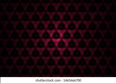 Red Dark Metallic Pattern. Gradient pink lights. Symmetry background shape. Colorful mandala art design. Abstract kaleidoscope background. Beautiful pink monochrom kaleidoscope texture.  - Powered by Shutterstock - Get 15% off with code: PIKWIZARD15