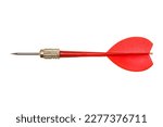 Red dart Isolated on white background