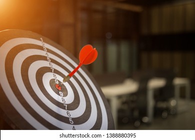 Bullseye Target Business Dart Opportunity Dartboard Stock Photo (Edit ...