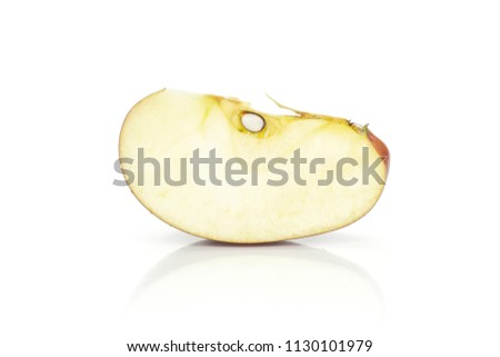 Similar – Image, Stock Photo Apple slice (with skin)