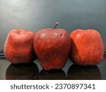 Red Delicious is a type of apple with a red exterior and sweet taste that was first known in Madison County, Iowa, in 1872. Currently, the name Red Delicious includes more than 50 cultivars.