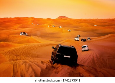 The red desert of Dubai, UAE - Shutterstock ID 1741293041