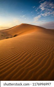 Red desert sands. In Saudi Arabia