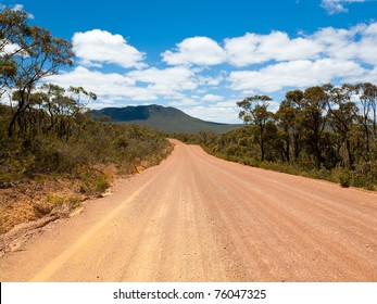 Red Dirt Road Through Stirling Range National Park, Western Australia