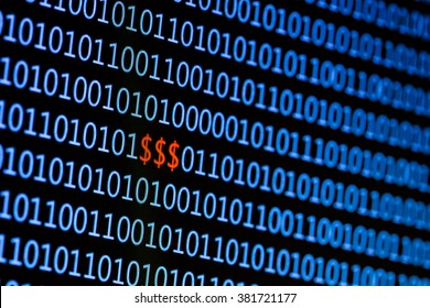 Image result for a vitual dollar flowing from computer to computer in the screen of a computer