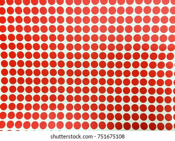 red dots as background