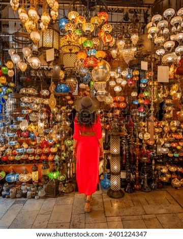 Similar – Image, Stock Photo Lanterns on a bridge