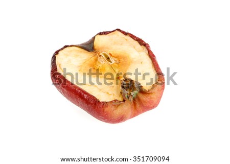 red dried apple. dry apple