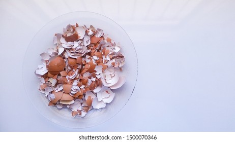 Red eggshell. broken shell. broken eggs.