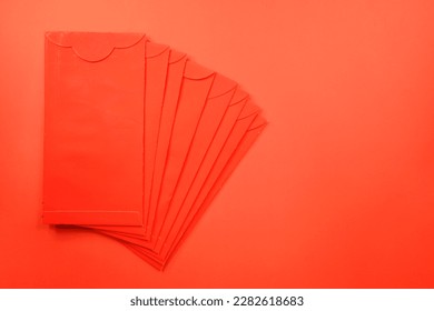 red envelope on red background for design - Shutterstock ID 2282618683