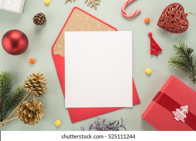 Red envelope on christmas holiday
background - Powered by Shutterstock