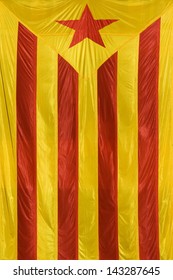 Red Estelada (starred flag), symbol of the independentism of Catalonia.