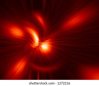 Red explosion