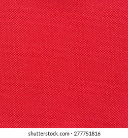 Red Fabric Texture For Background