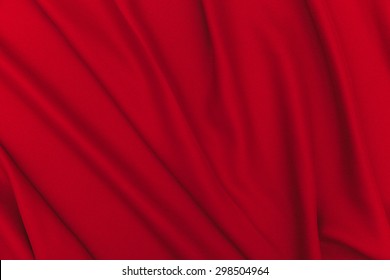 Red Fabric Texture Background