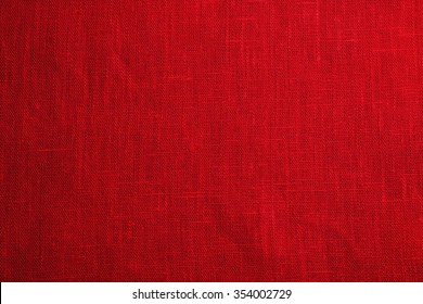 Red Fabric Texture Background