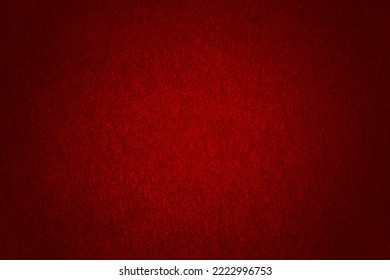 Red Felt Texture. Blank Abstract Background. Closeup View Of Floor Carpet Material.