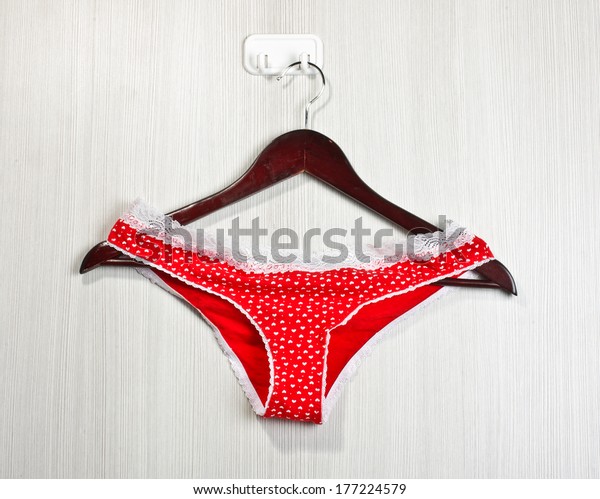 Red Female Underwear Valentine Day Present Stock Photo (Edit Now) 177224579