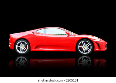 Red Ferrari F430