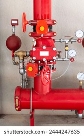 Red Fire Hydrant System,Industrial fire control system

