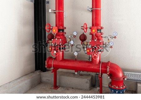 Red Fire Hydrant System,Industrial fire control system

